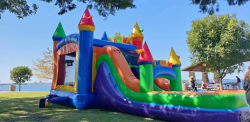megabackview 1753810250 Mega (Wet/Dry) Bounce House W/Slide