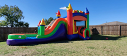 megasideview 1753810251 Mega (Wet/Dry) Bounce House W/Slide